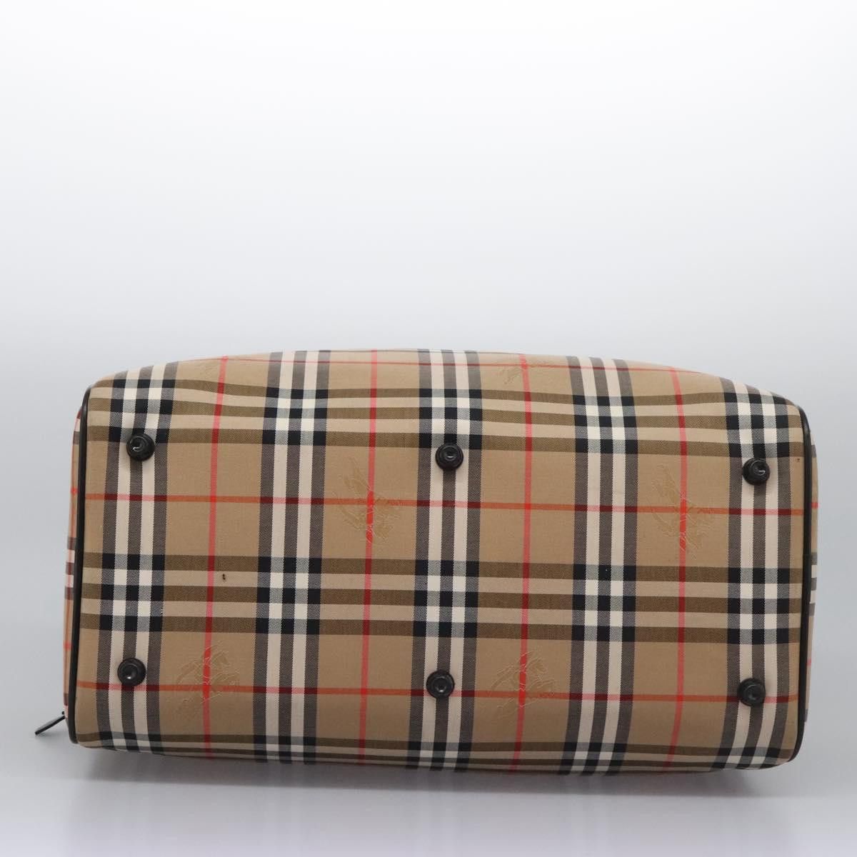 Burberry Nova Check Beige Canvas Travel Bag (Pre-Owned) Size ONE SIZE - 16 Thumbnail