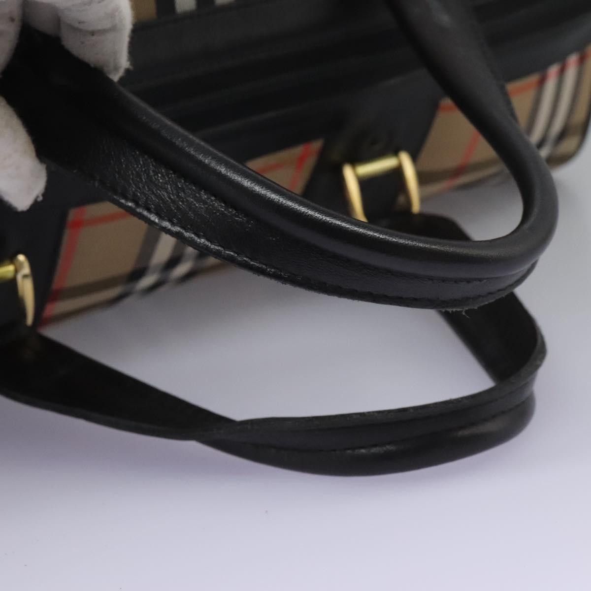 Burberry Nova Check Beige Canvas Travel Bag (Pre-Owned) Size ONE SIZE - 5 Thumbnail