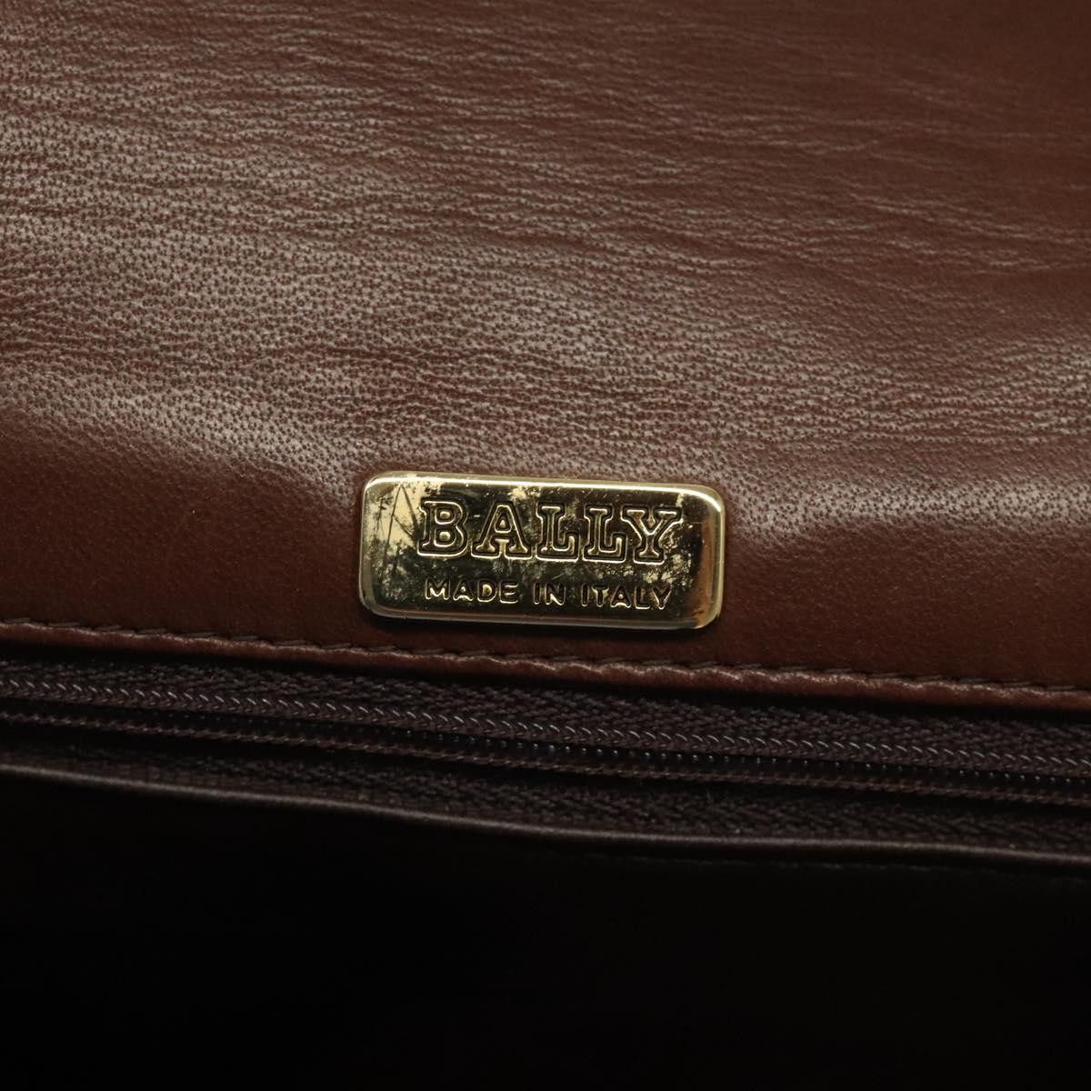 Bally Brown Leather Handbag (Pre-Owned) Size ONE SIZE - 13 Thumbnail