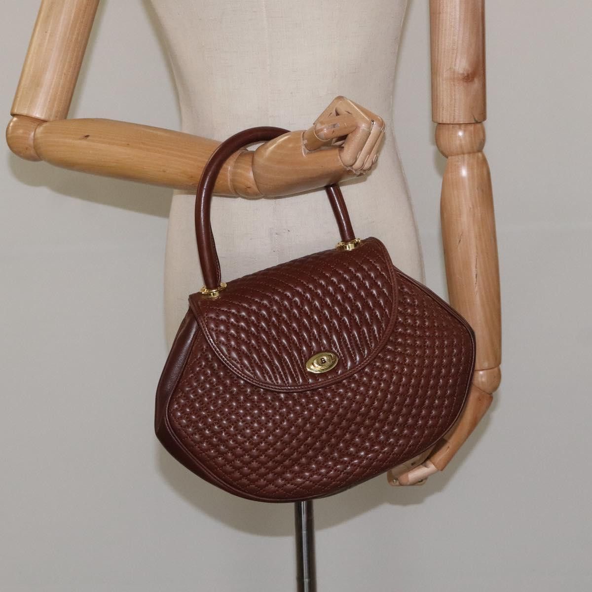 Bally Brown Leather Handbag (Pre-Owned) Size ONE SIZE - 14 Thumbnail