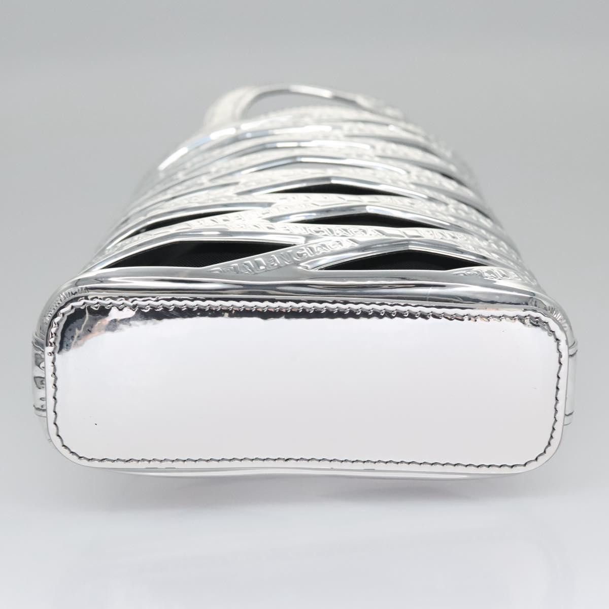 Balenciaga Silver Patent Leather Clutch Bag (Pre-Owned) Size ONE SIZE - 20 Thumbnail