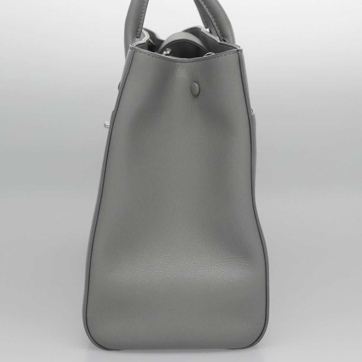 Chanel Executive Grey Leather Tote Bag (Pre-Owned) Size ONE SIZE - 4 Thumbnail