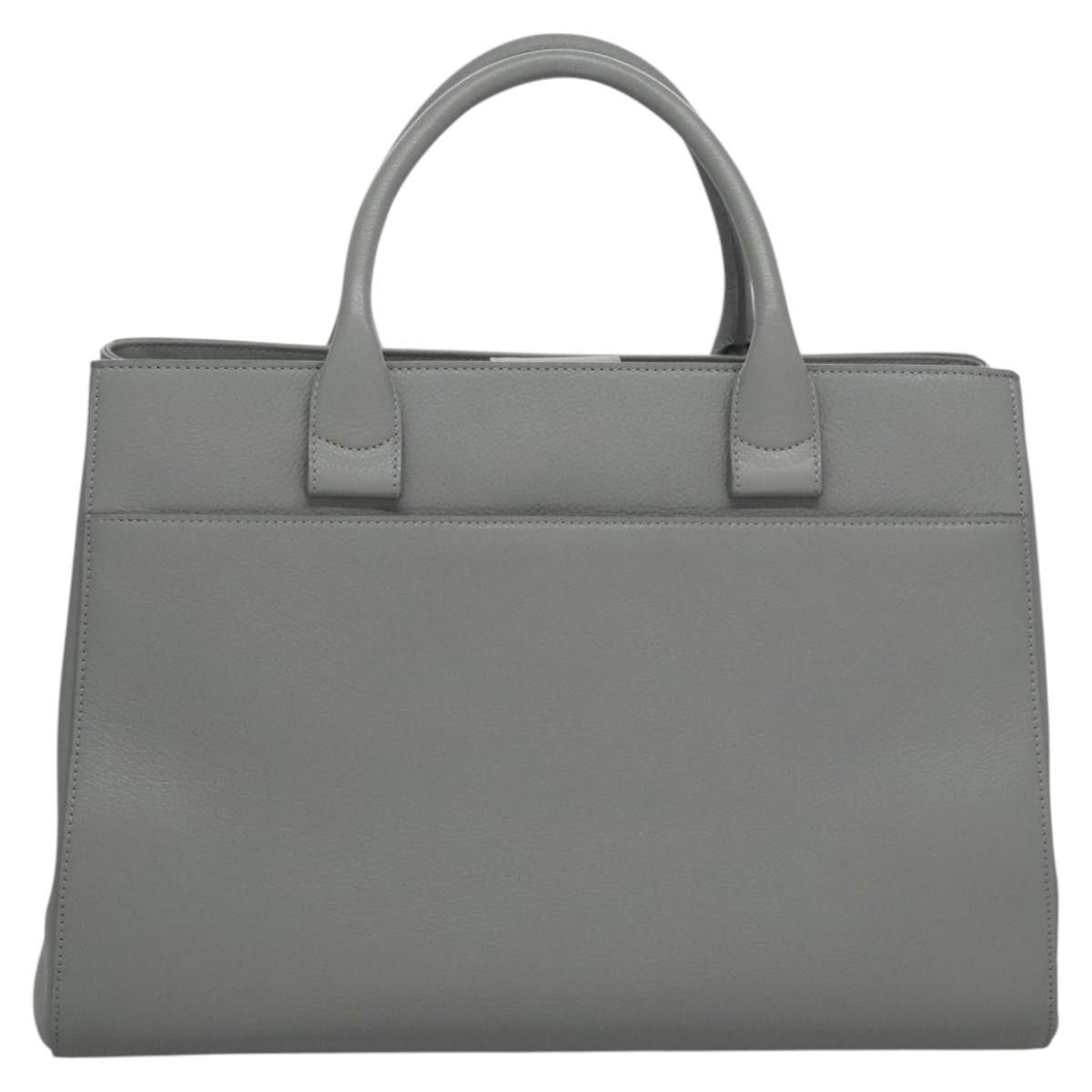 Chanel Executive Grey Leather Tote Bag (Pre-Owned) Size ONE SIZE - 2 Thumbnail
