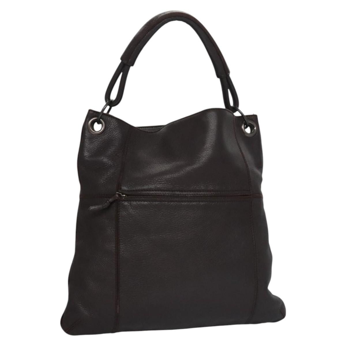 Bottega Veneta Hobo Burgundy Leather Shoulder Bag (Pre-Owned) Size ONE SIZE - 3 Thumbnail