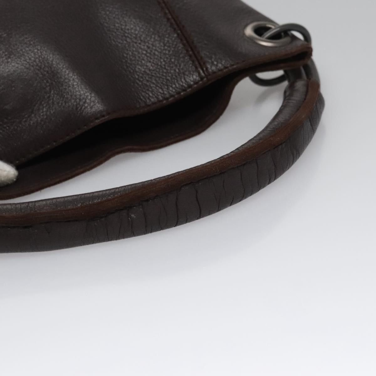 Bottega Veneta Hobo Burgundy Leather Shoulder Bag (Pre-Owned) Size ONE SIZE - 7 Thumbnail