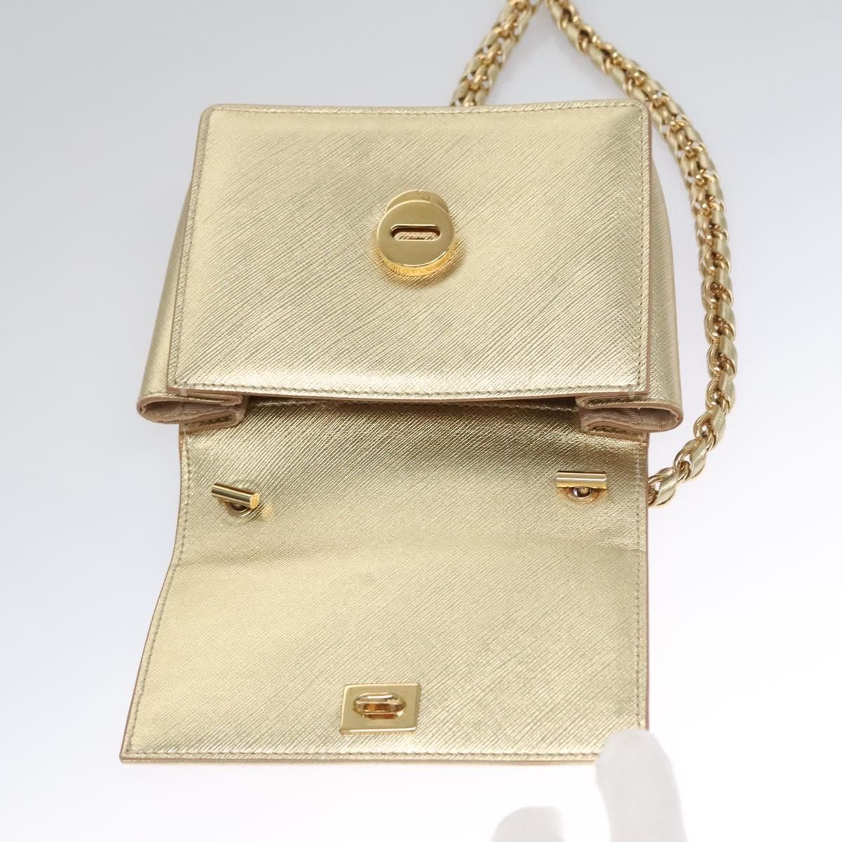 Salvatore Ferragamo Vara Gold Leather Shoulder Bag (Pre-Owned) Size ONE SIZE - 15 Thumbnail