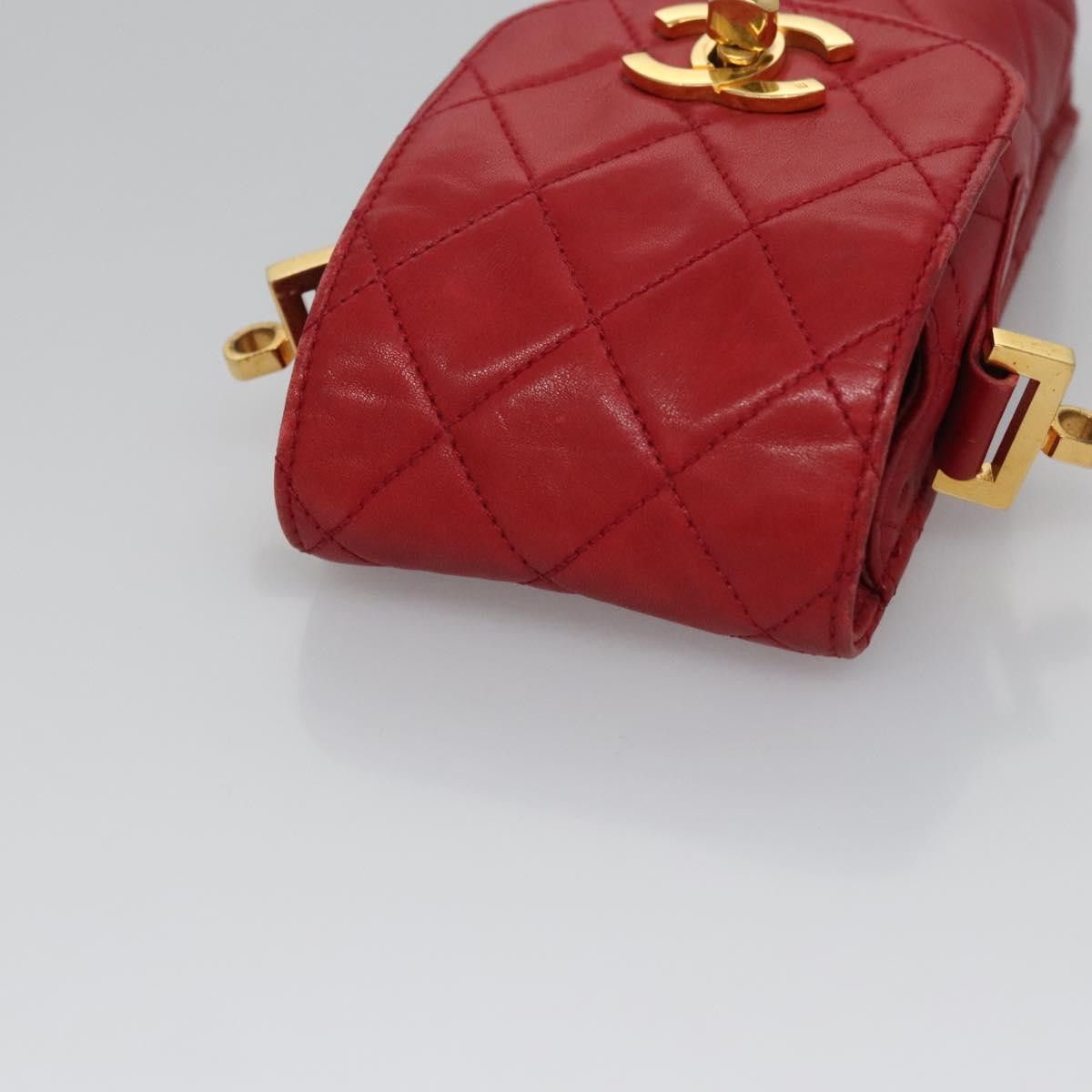 Chanel Phone Case Red Leather Clutch Bag (Pre-Owned) Size ONE SIZE - 5 Thumbnail