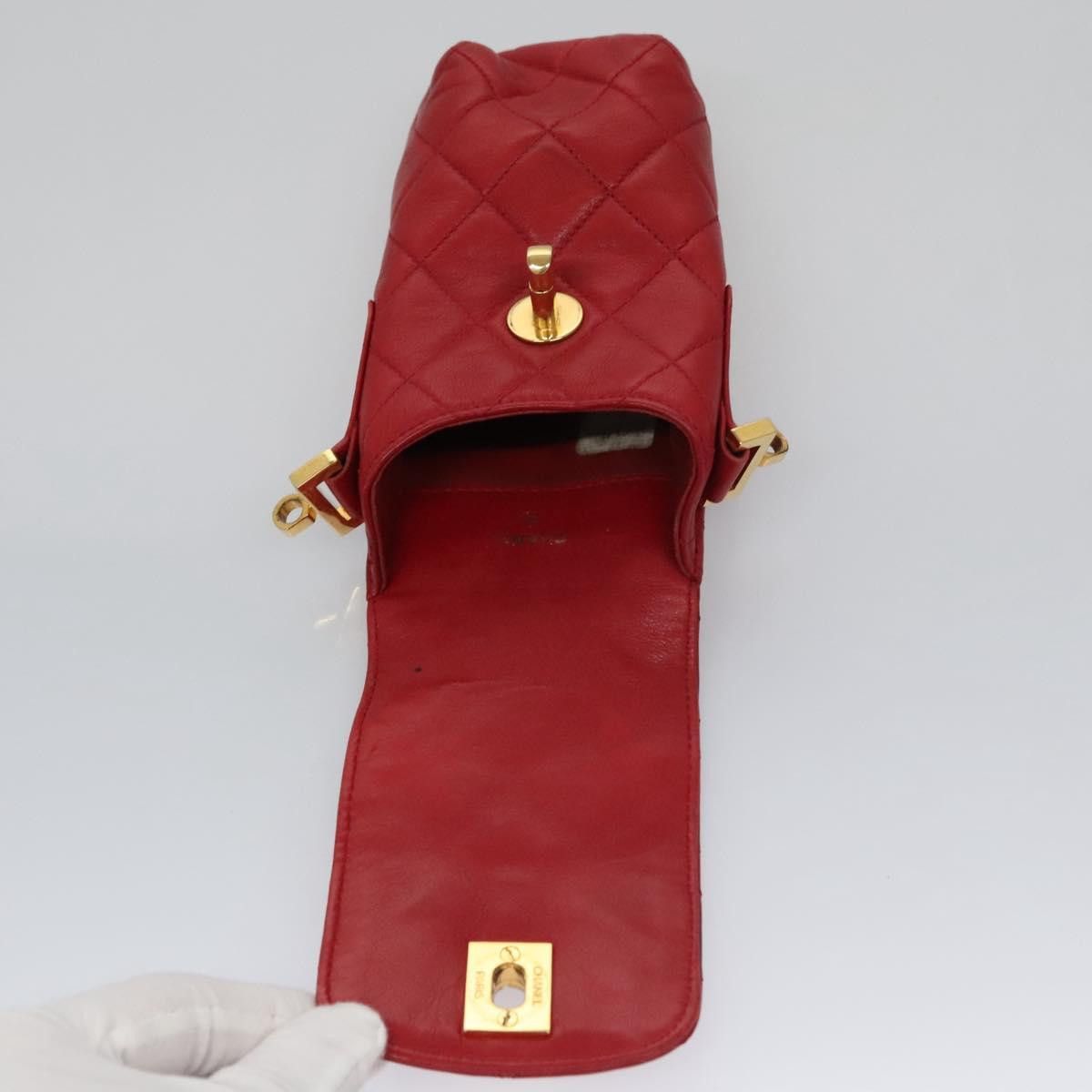 Chanel Phone Case Red Leather Clutch Bag (Pre-Owned) Size ONE SIZE - 20 Thumbnail