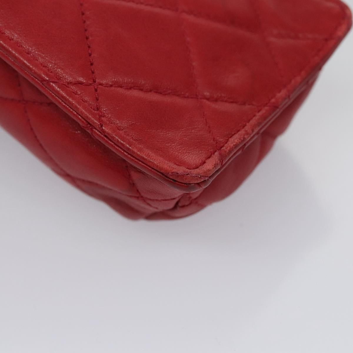 Chanel Phone Case Red Leather Clutch Bag (Pre-Owned) Size ONE SIZE - 8 Thumbnail