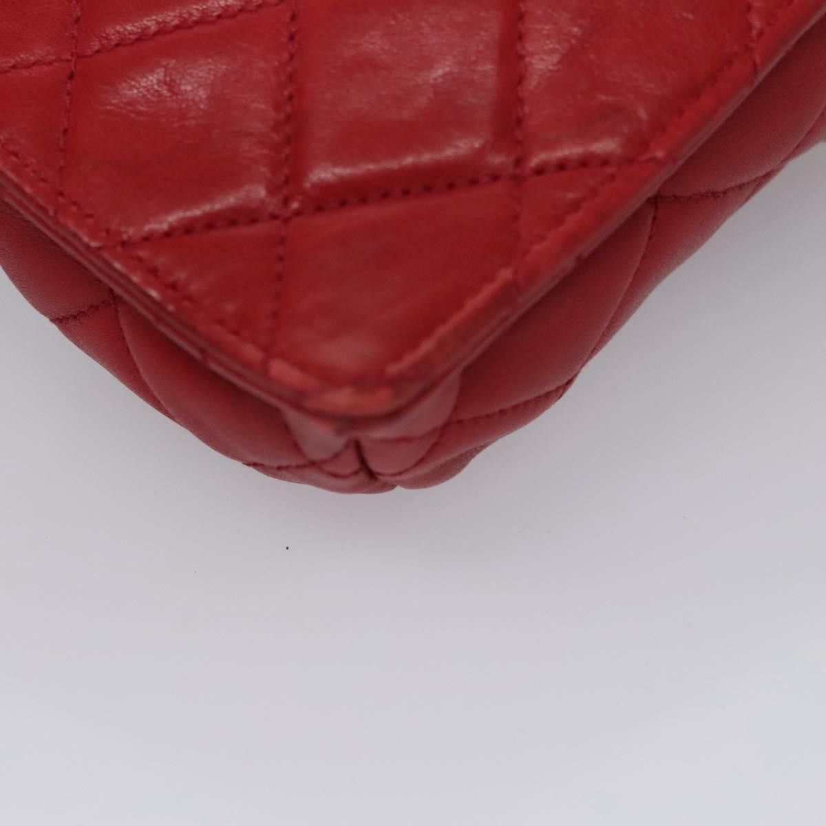 Chanel Phone Case Red Leather Clutch Bag (Pre-Owned) Size ONE SIZE - 9 Thumbnail