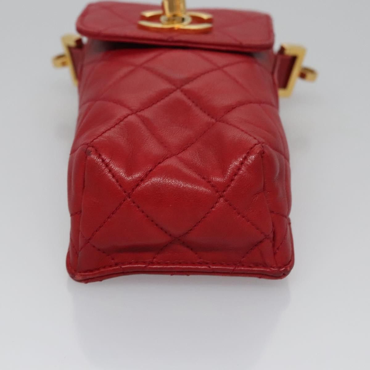 Chanel Phone Case Red Leather Clutch Bag (Pre-Owned) Size ONE SIZE - 19 Thumbnail