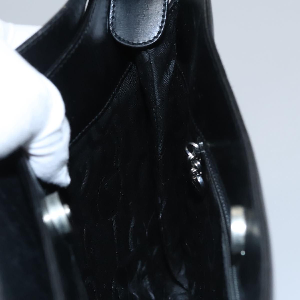 Salvatore Ferragamo Black Leather Shoulder Bag (Pre-Owned) Size ONE SIZE - 20 Thumbnail