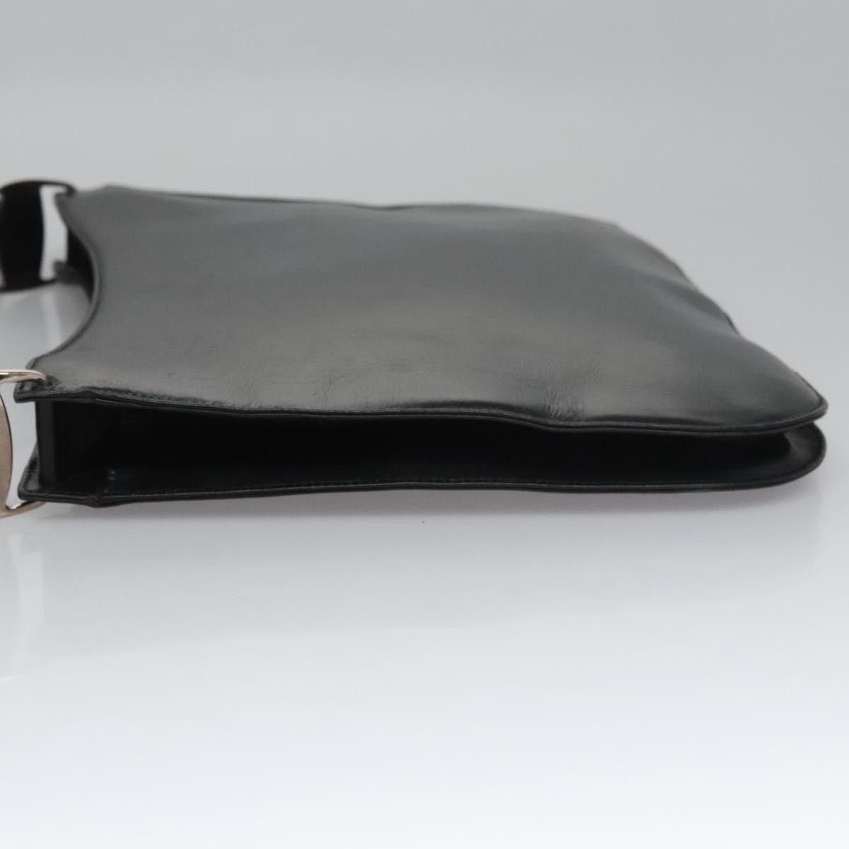 Salvatore Ferragamo Black Leather Shoulder Bag (Pre-Owned) Size ONE SIZE - 4 Thumbnail