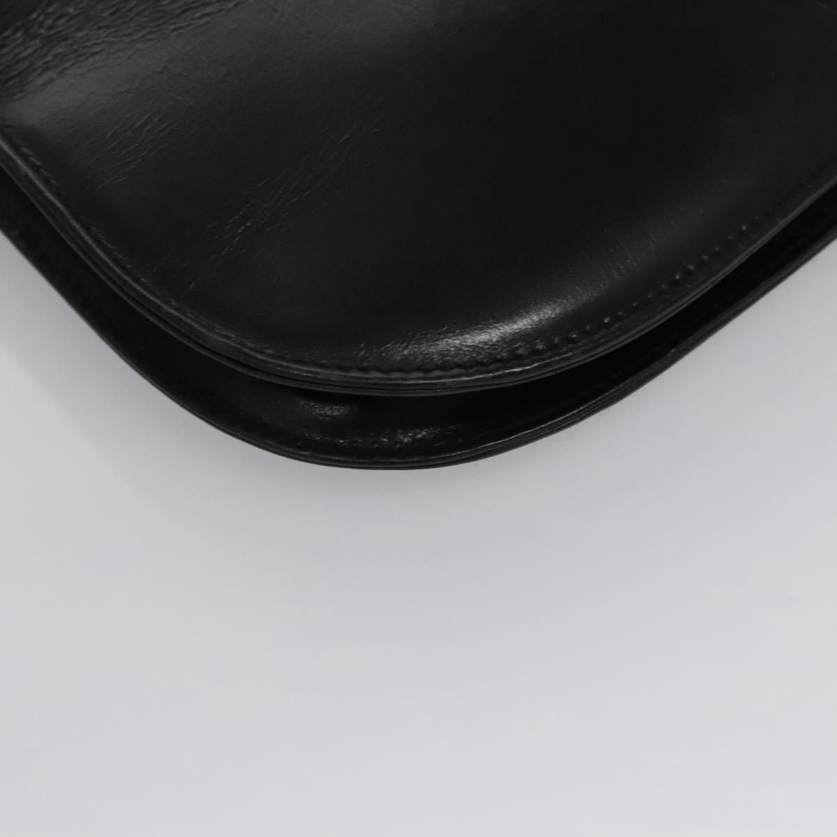 Salvatore Ferragamo Black Leather Shoulder Bag (Pre-Owned) Size ONE SIZE - 7 Thumbnail
