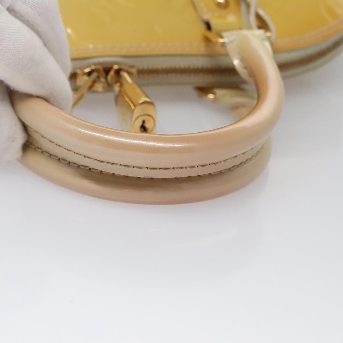 Louis Vuitton Alma Burgundy Patent Leather Handbag (Pre-Owned) Size ONE SIZE - 6 Thumbnail