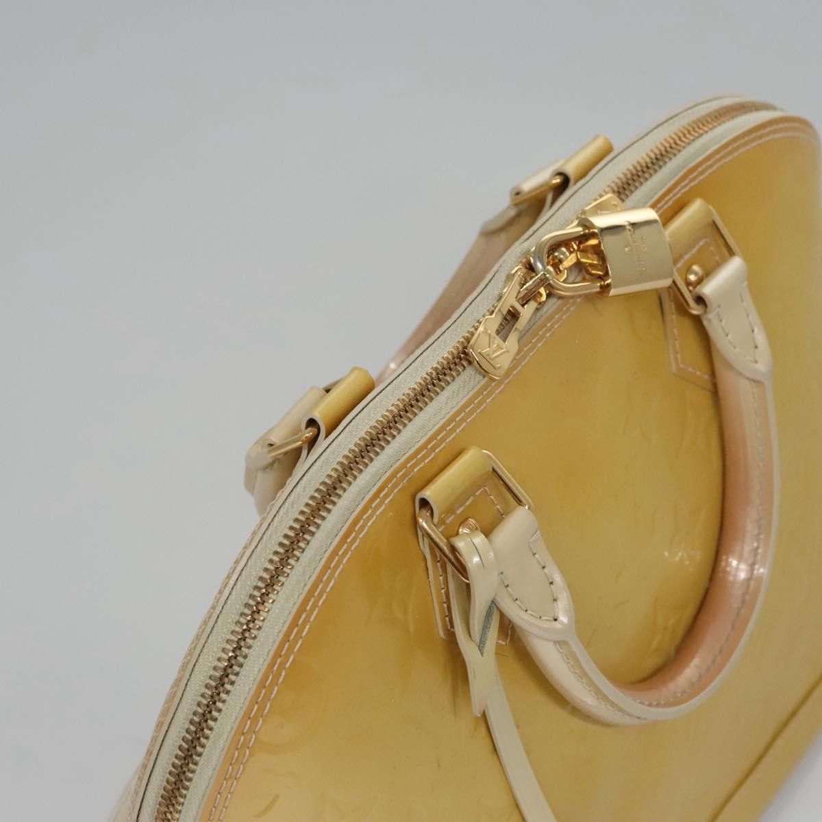 Louis Vuitton Alma Burgundy Patent Leather Handbag (Pre-Owned) Size ONE SIZE - 5 Thumbnail