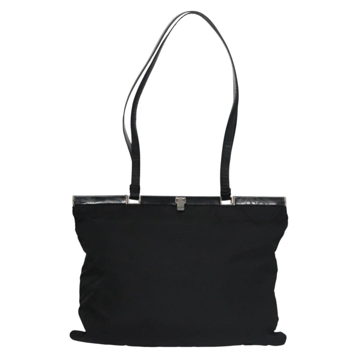 Prada Tessuto Black Synthetic Shoulder Bag (Pre-Owned) Size ONE SIZE - 2 Thumbnail