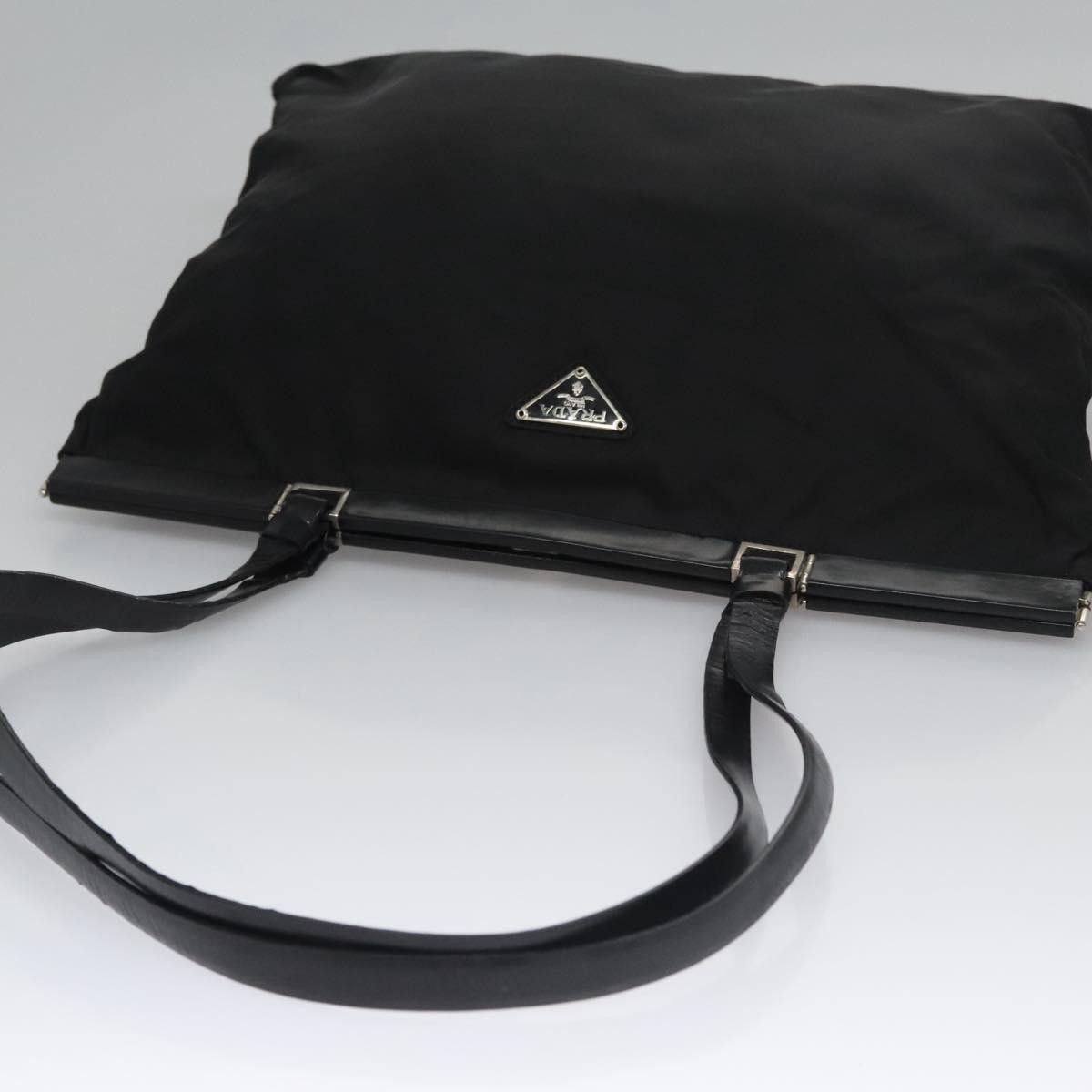 Prada Tessuto Black Synthetic Shoulder Bag (Pre-Owned) Size ONE SIZE - 6 Thumbnail