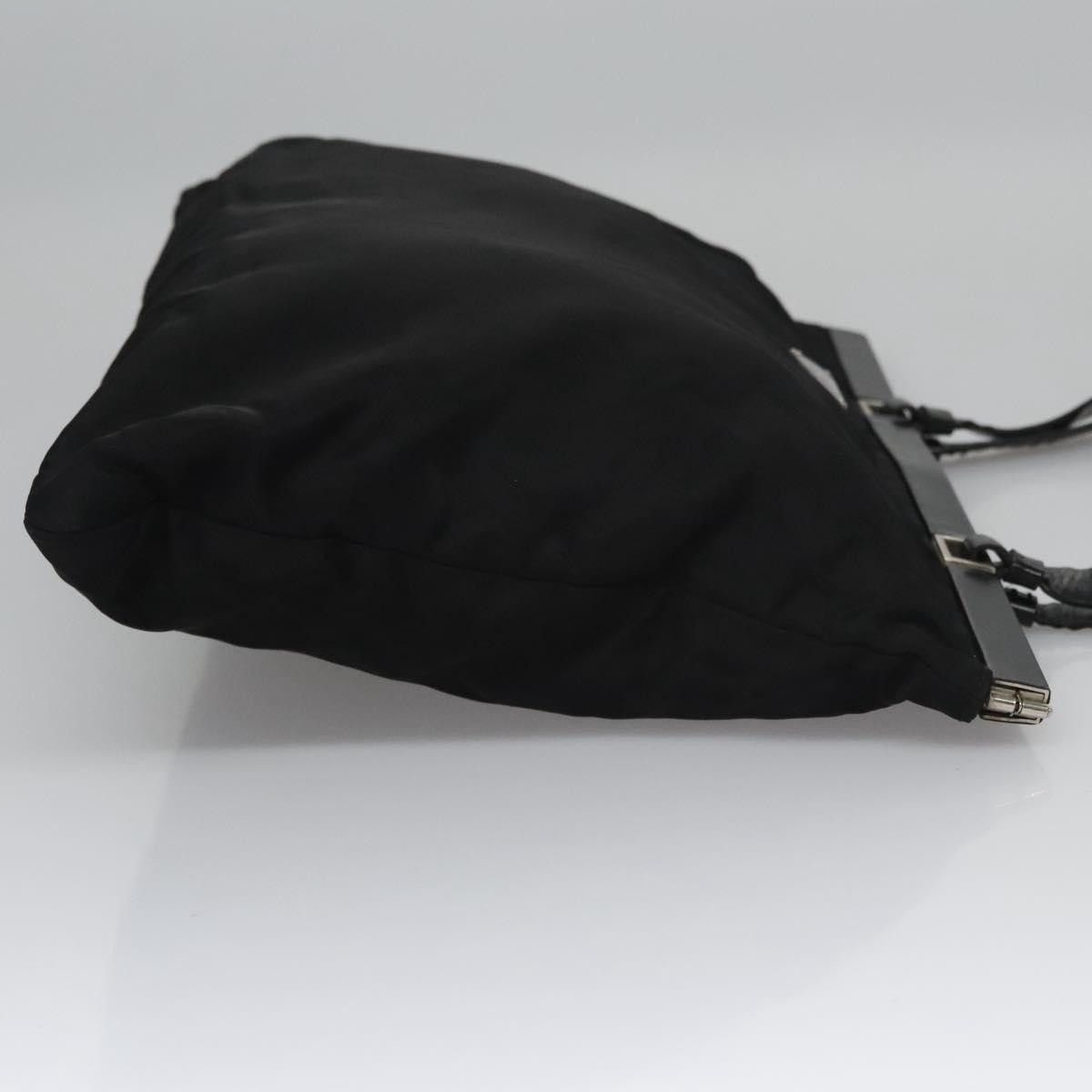 Prada Tessuto Black Synthetic Shoulder Bag (Pre-Owned) Size ONE SIZE - 4 Thumbnail