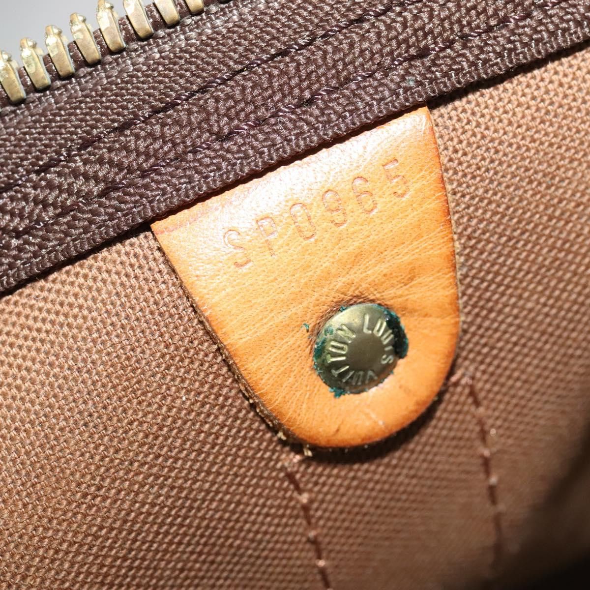 Louis Vuitton Keepall 60 Brown Canvas Travel Bag (Pre-Owned) Size ONE SIZE - 19 Thumbnail