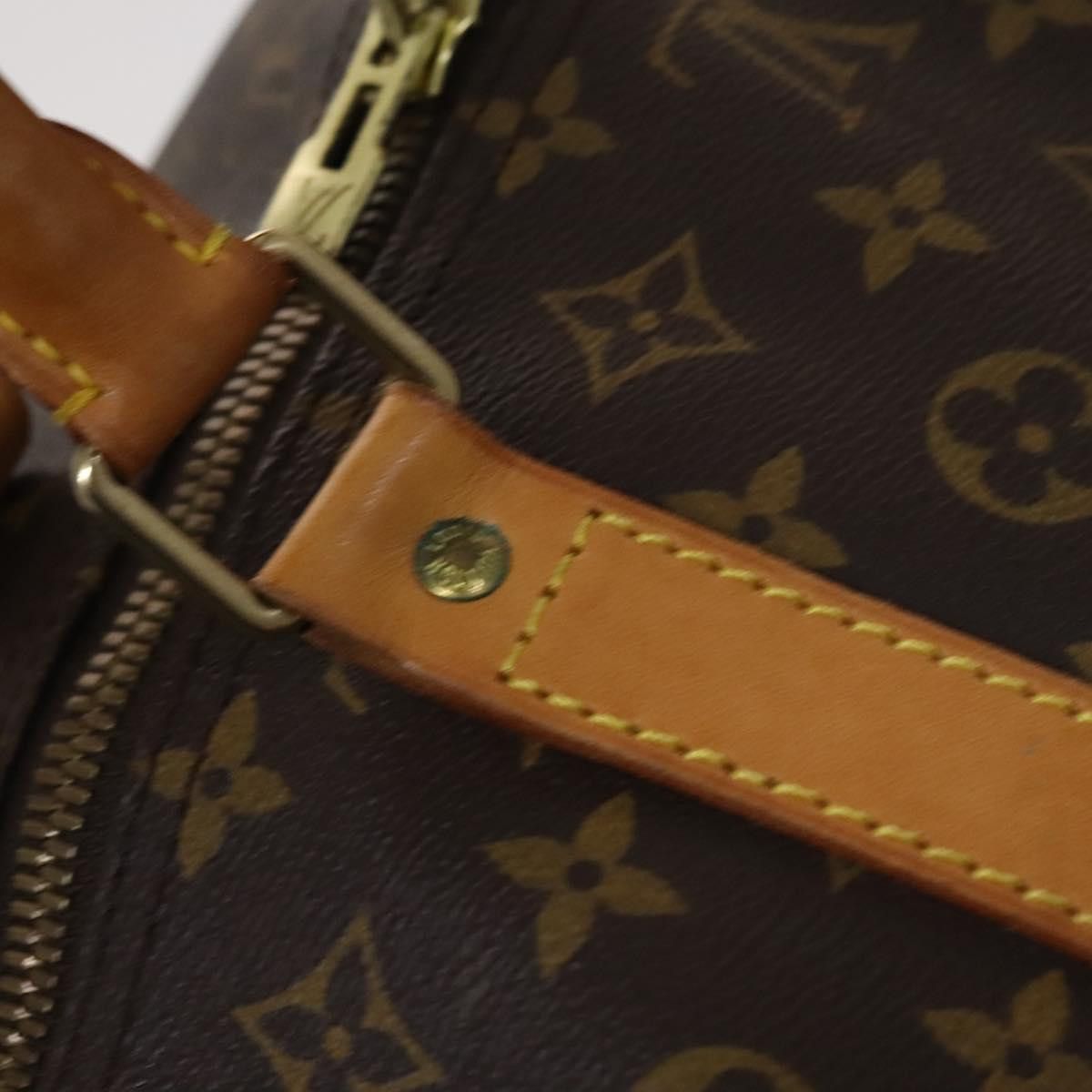 Louis Vuitton Keepall 60 Brown Canvas Travel Bag (Pre-Owned) Size ONE SIZE - 14 Thumbnail