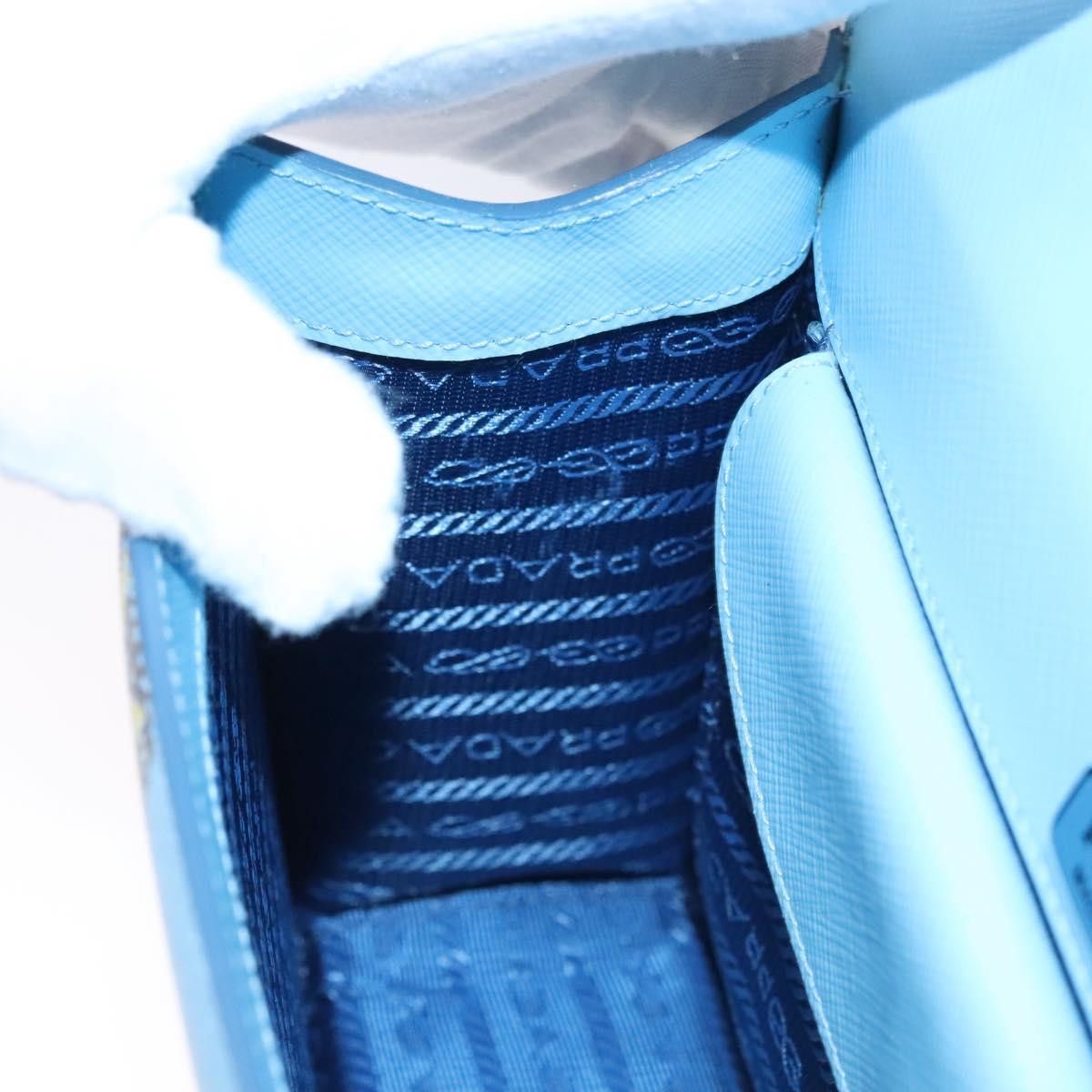 Prada Robot Blue Leather Shoulder Bag (Pre-Owned) Size ONE SIZE - 20 Thumbnail