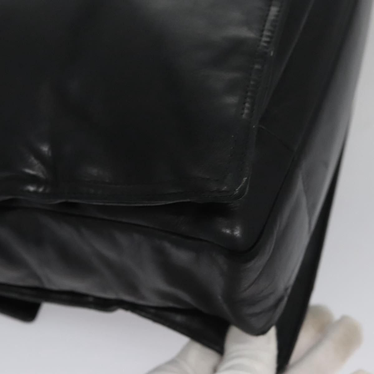 Bottega Veneta Tambura Black Leather Tote Bag (Pre-Owned) Size ONE SIZE - 12 Thumbnail