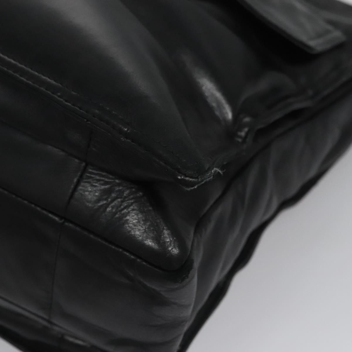 Bottega Veneta Tambura Black Leather Tote Bag (Pre-Owned) Size ONE SIZE - 11 Thumbnail