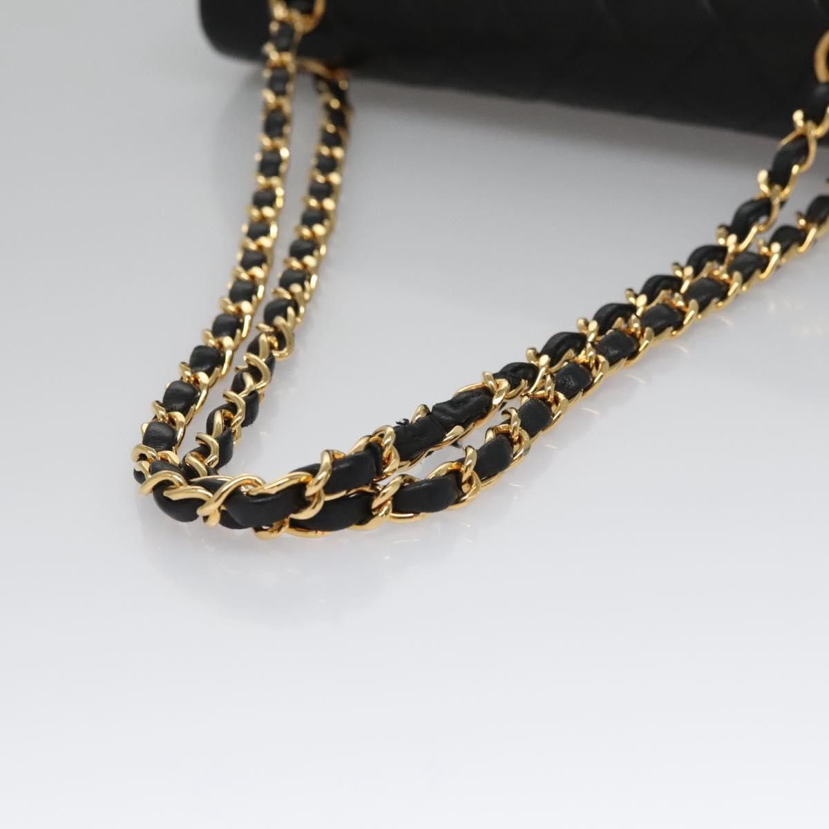 Chanel Timeless Black Leather Shoulder Bag (Pre-Owned) Size ONE SIZE - 7 Thumbnail
