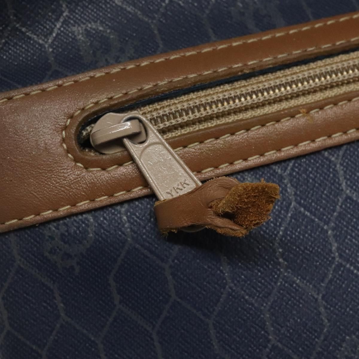 Dior Honeycomb Navy Canvas Clutch Bag (Pre-Owned) Size ONE SIZE - 13 Thumbnail
