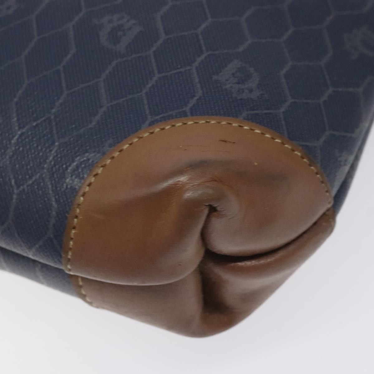 Dior Honeycomb Navy Canvas Clutch Bag (Pre-Owned) Size ONE SIZE - 9 Thumbnail