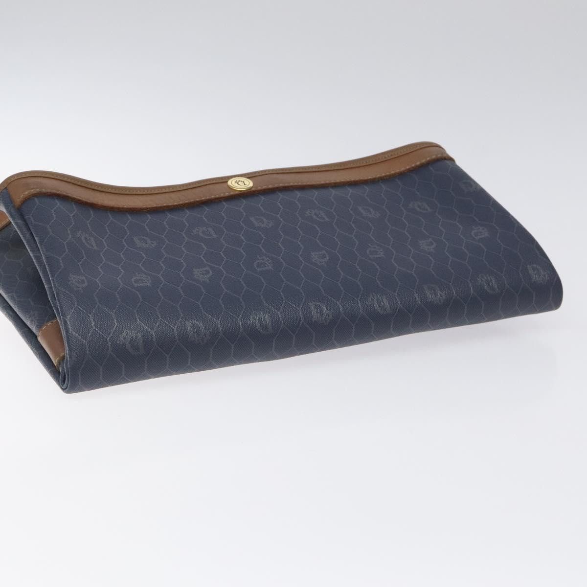 Dior Honeycomb Navy Canvas Clutch Bag (Pre-Owned) Size ONE SIZE - 5 Thumbnail
