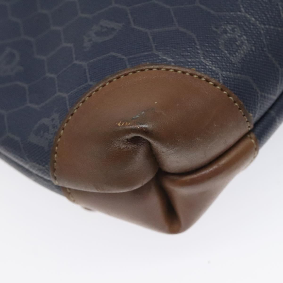 Dior Honeycomb Navy Canvas Clutch Bag (Pre-Owned) Size ONE SIZE - 10 Thumbnail