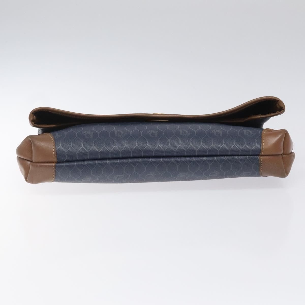 Dior Honeycomb Navy Canvas Clutch Bag (Pre-Owned) Size ONE SIZE - 6 Thumbnail