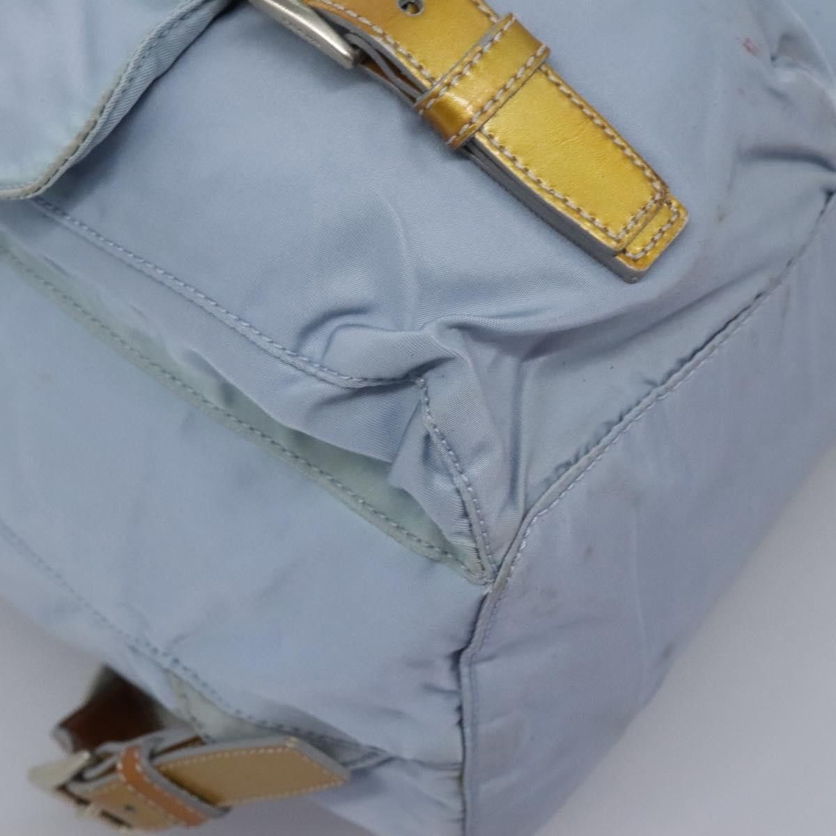 Prada Re-Nylon Blue Synthetic Backpack Bag (Pre-Owned) Size ONE SIZE - 11 Thumbnail
