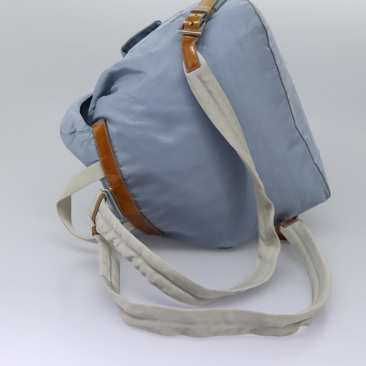 Prada Re-Nylon Blue Synthetic Backpack Bag (Pre-Owned) Size ONE SIZE - 8 Thumbnail