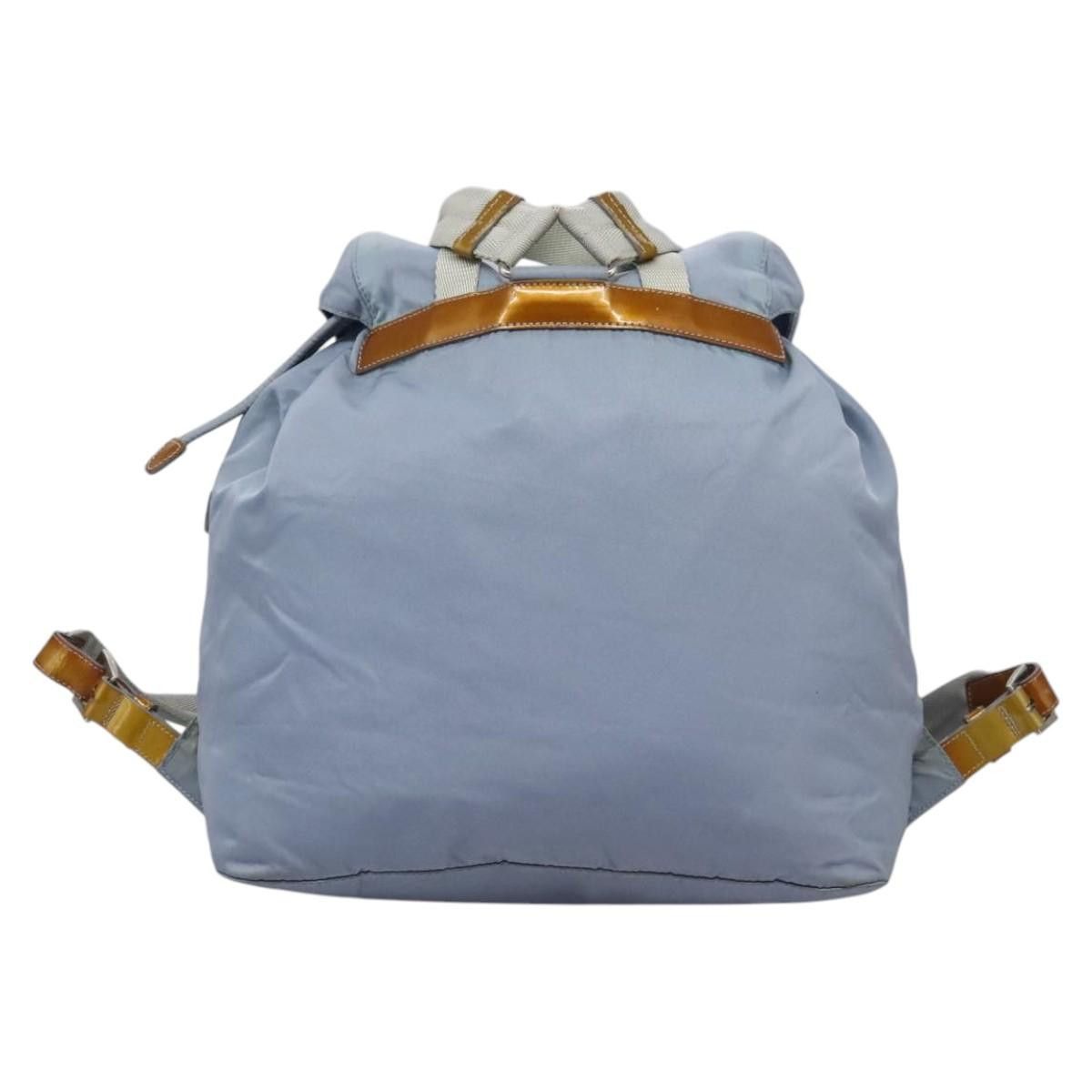 Prada Re-Nylon Blue Synthetic Backpack Bag (Pre-Owned) Size ONE SIZE - 2 Thumbnail
