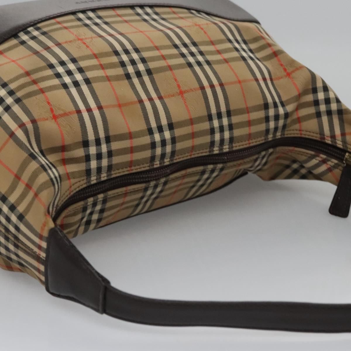 Burberry Nova Check Beige Canvas Shoulder Bag (Pre-Owned) Size ONE SIZE - 17 Thumbnail