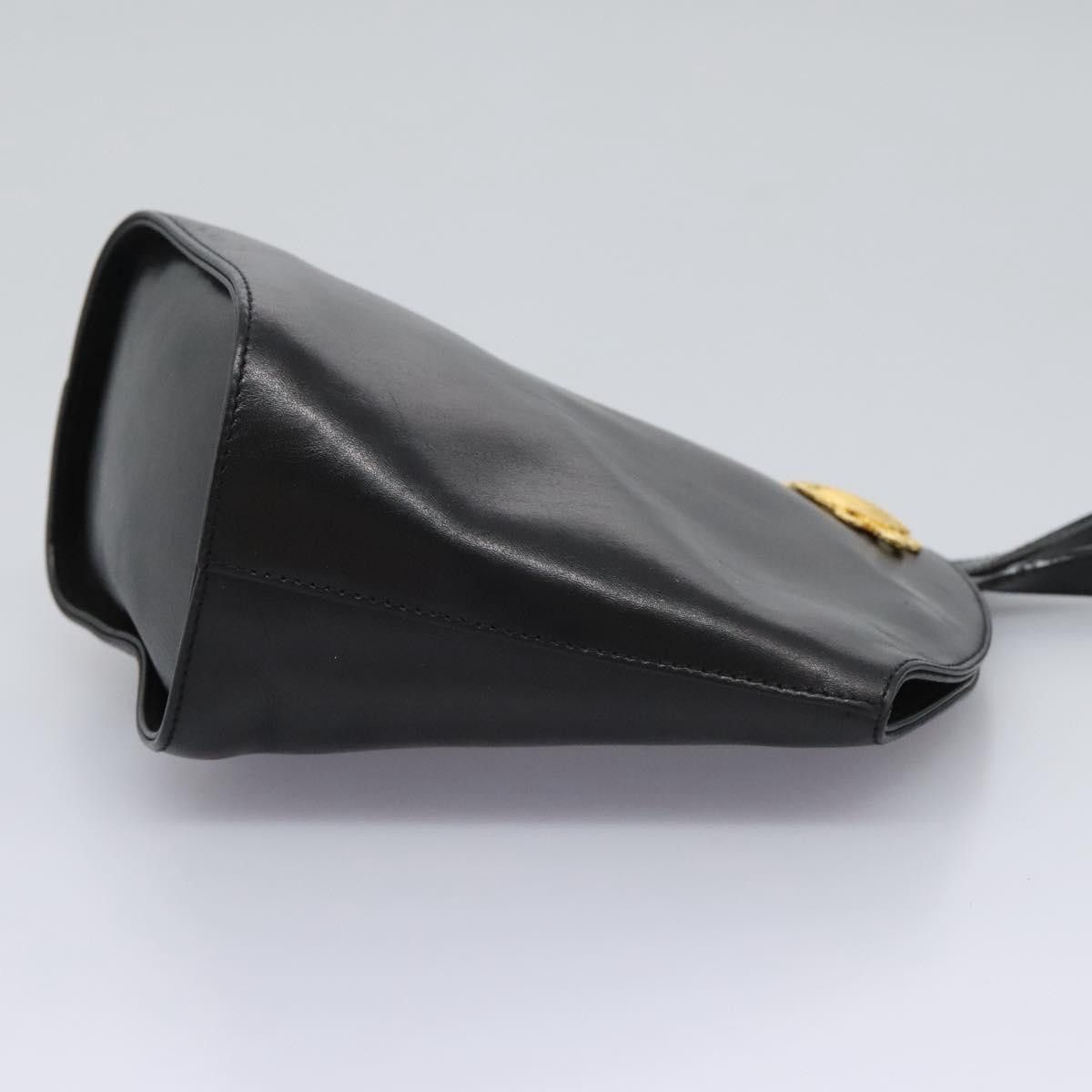 Salvatore Ferragamo - Black Leather Shoulder Bag (Pre-Owned) Size ONE SIZE - 5 Thumbnail