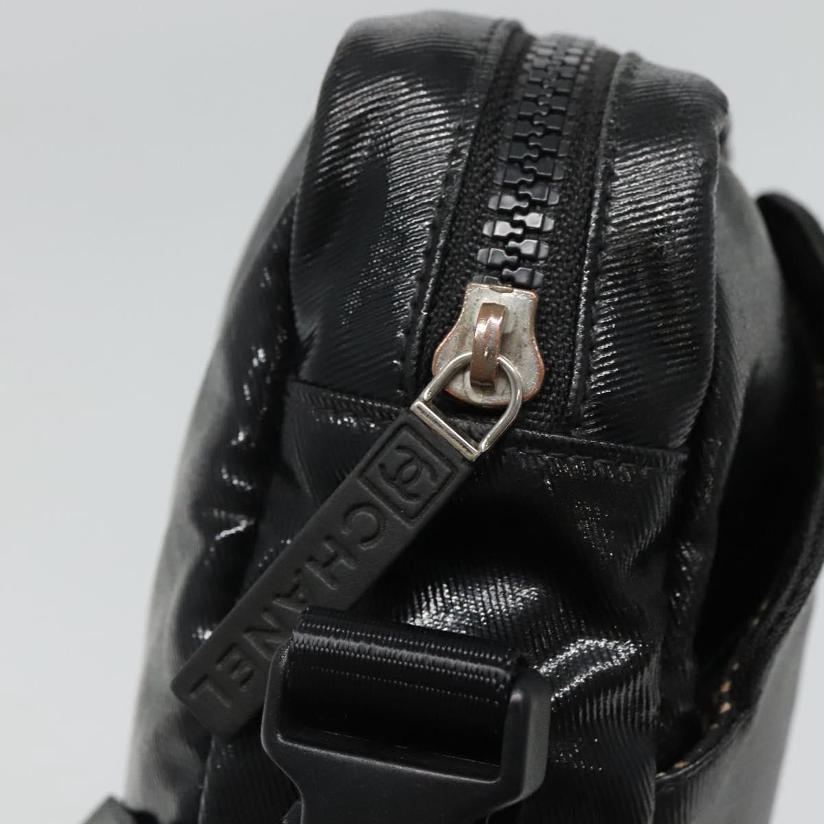 Chanel Sport Line Black Canvas Shoulder Bag (Pre-Owned) Size ONE SIZE - 14 Thumbnail