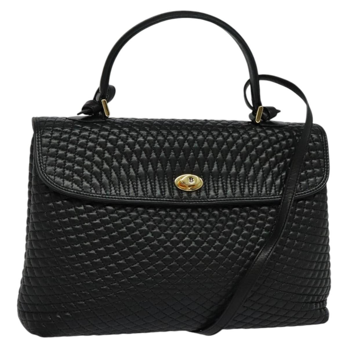 Bally Black Leather Handbag (Pre-Owned) Size ONE SIZE - 20 Thumbnail