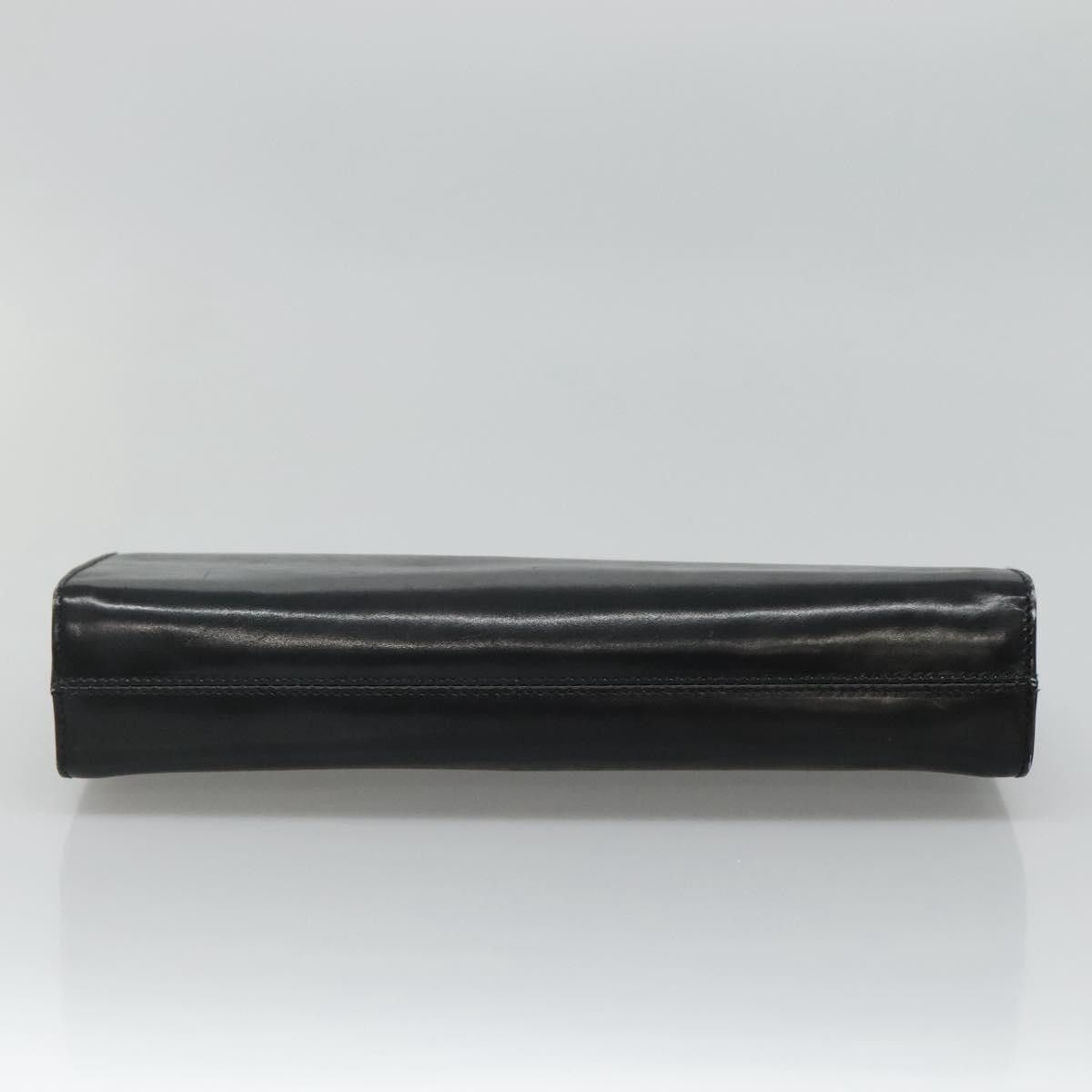 Salvatore Ferragamo Gancini Black Leather Shoulder Bag (Pre-Owned) Size ONE SIZE - 8 Thumbnail