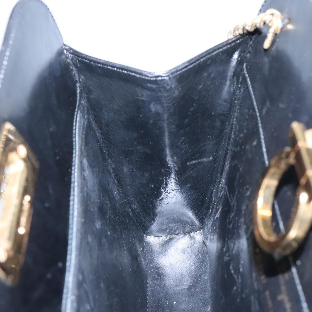 Salvatore Ferragamo Gancini Black Leather Shoulder Bag (Pre-Owned) Size ONE SIZE - 17 Thumbnail