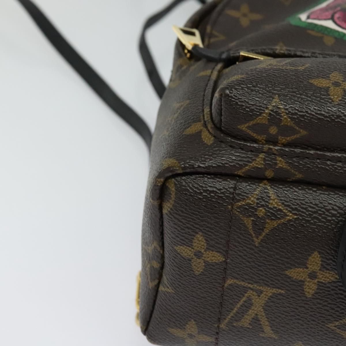 Louis Vuitton Palm Springs Mini Brown Canvas Backpack Bag (Pre-Owned) Size ONE SIZE - 12 Thumbnail