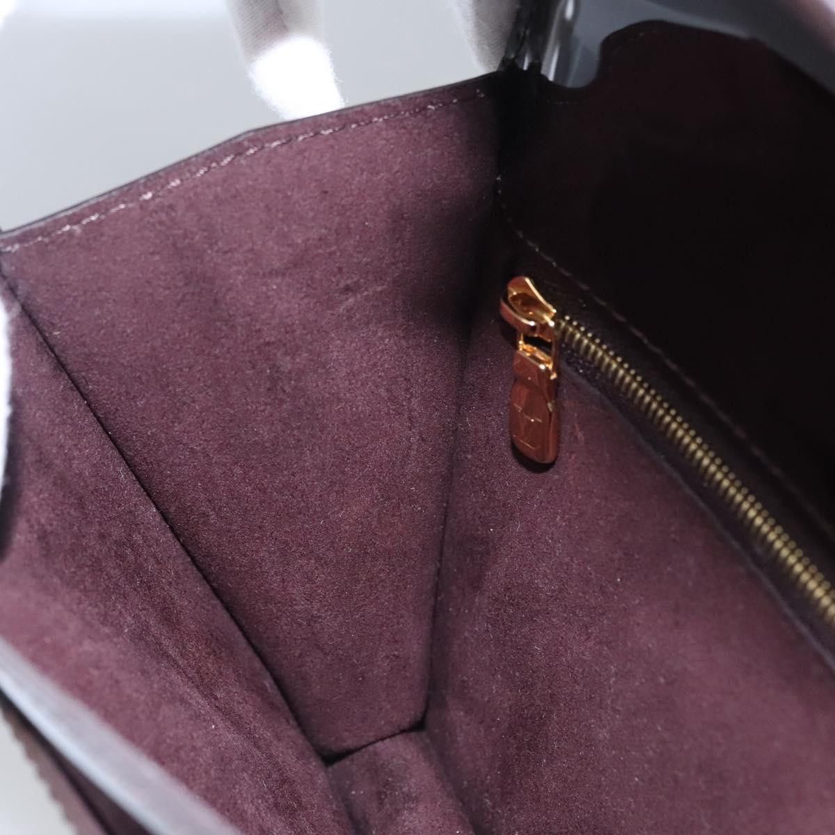Louis Vuitton Monceau Burgundy Patent Leather Handbag (Pre-Owned) Size ONE SIZE - 16 Thumbnail