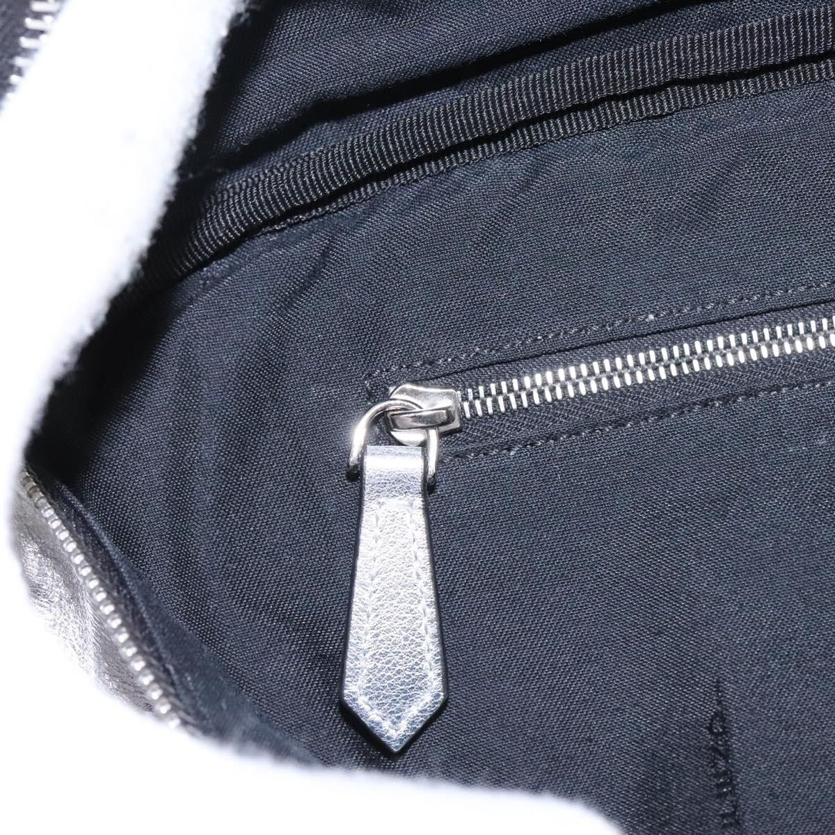 Fendi Ff Silver Leather Clutch Bag (Pre-Owned) Size ONE SIZE - 18 Thumbnail