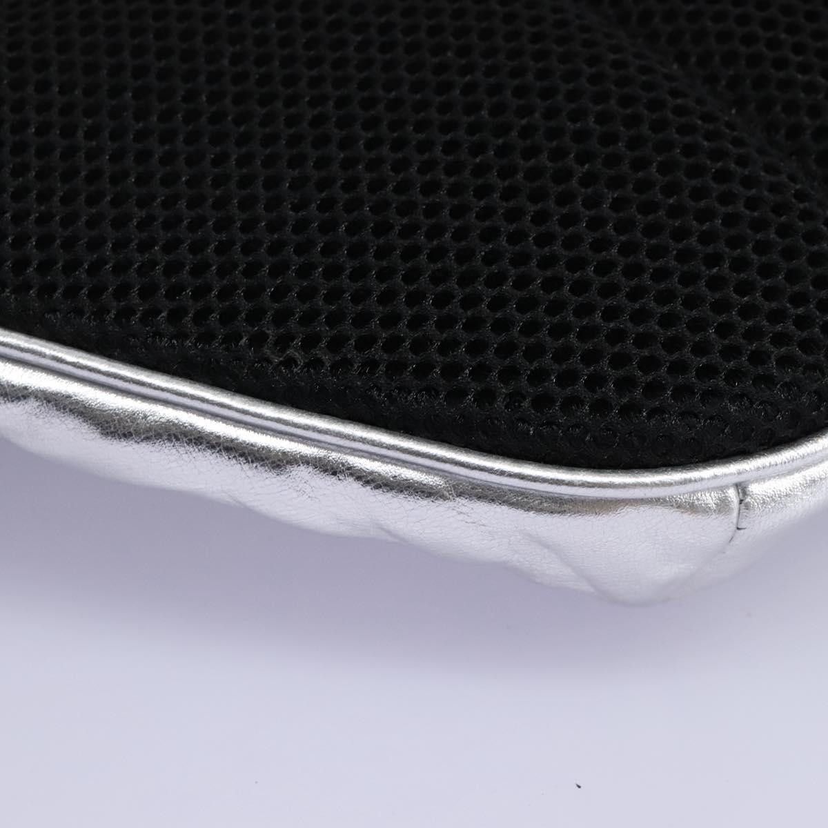 Fendi Ff Silver Leather Clutch Bag (Pre-Owned) Size ONE SIZE - 13 Thumbnail