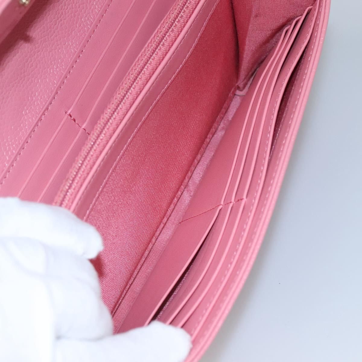 Chanel Camellia Pink Leather Wallet (Pre-Owned) Size ONE SIZE - 18 Thumbnail