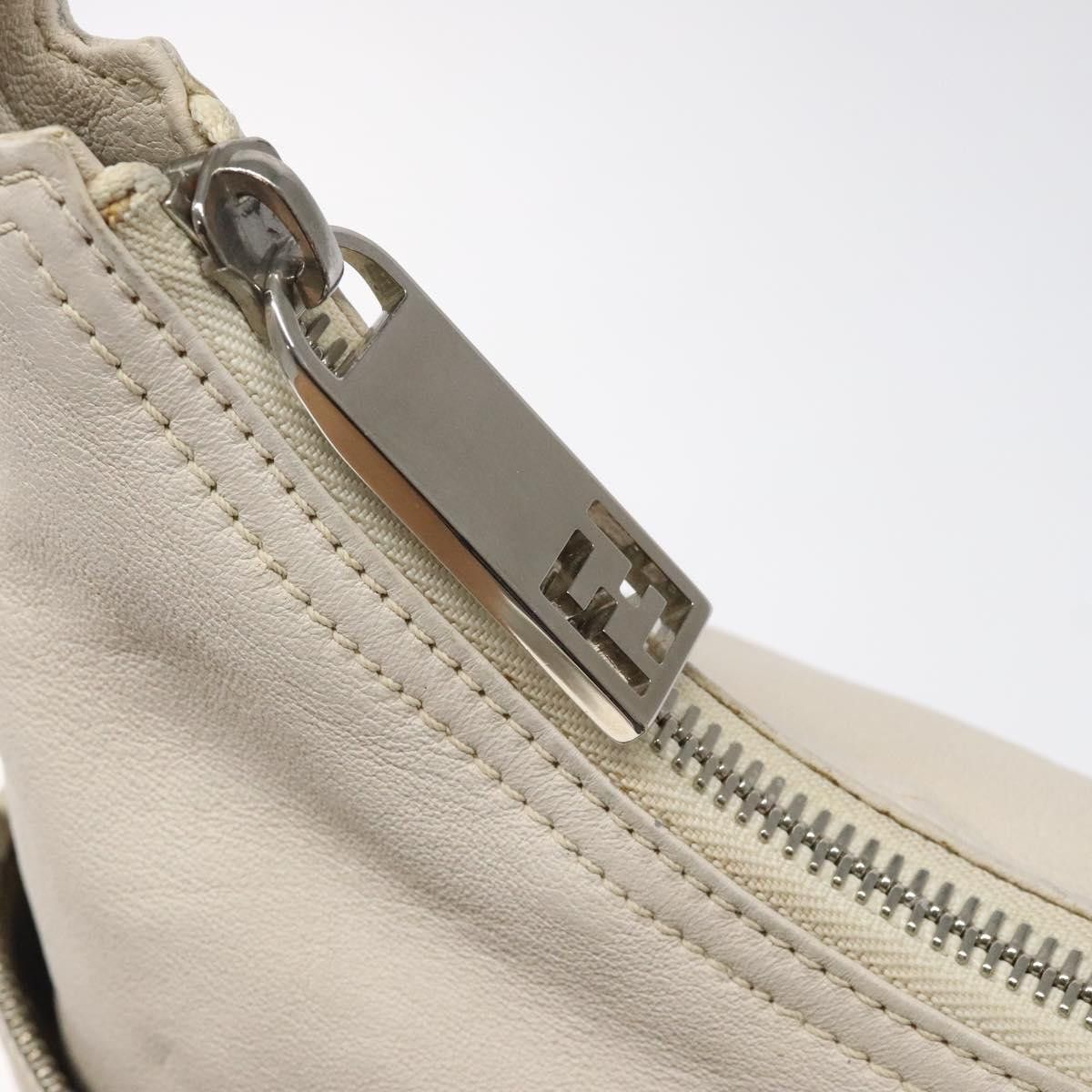 Fendi Oyster White Leather Shoulder Bag (Pre-Owned) Size ONE SIZE - 14 Thumbnail