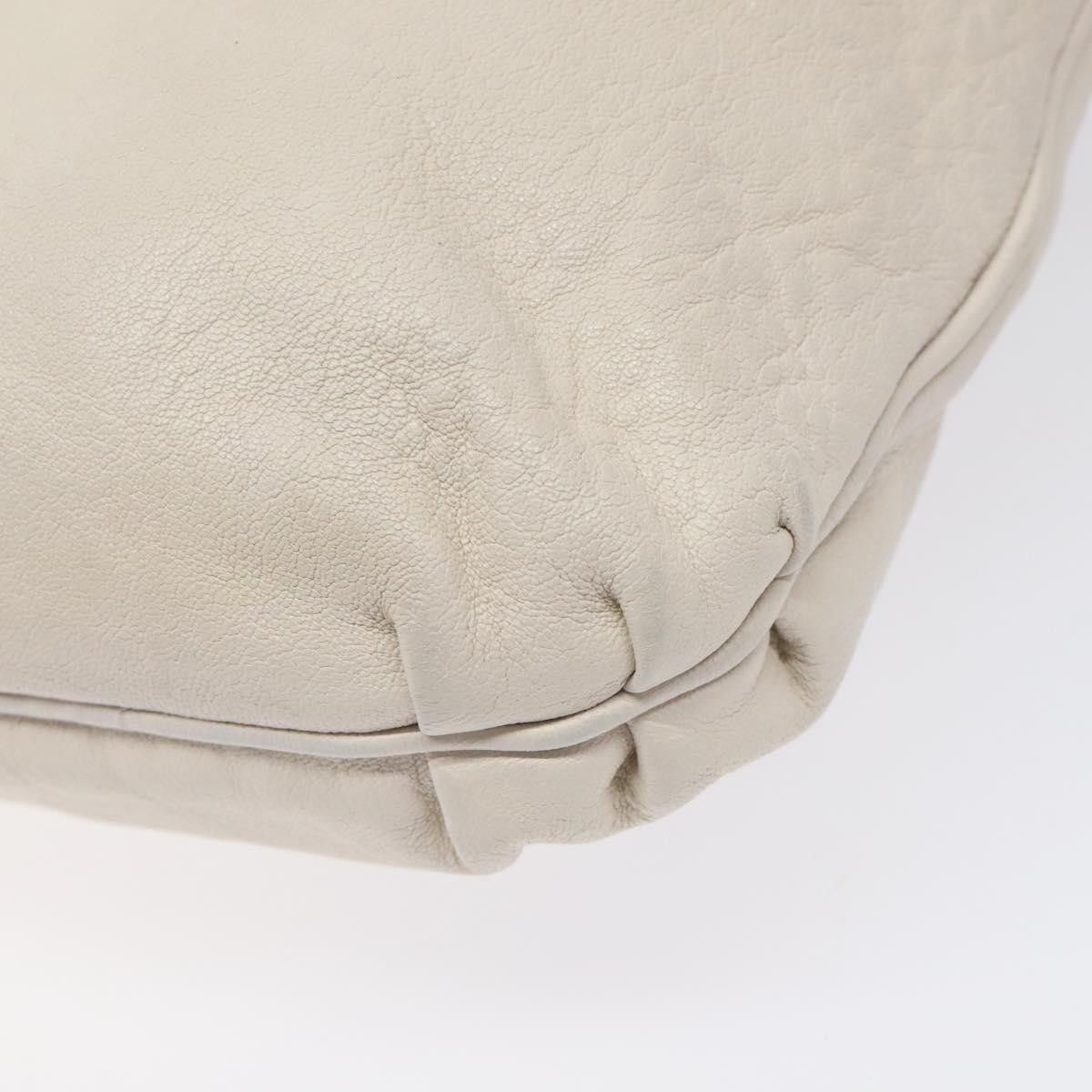 Fendi Oyster White Leather Shoulder Bag (Pre-Owned) Size ONE SIZE - 12 Thumbnail